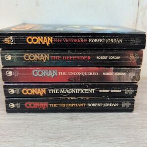 Lot Of 5 Conan Barbarian TOR  Paperback Books By Robert Jordan